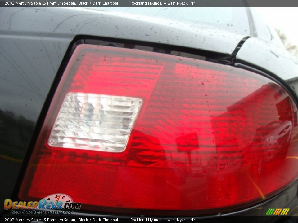 2002 Mercury Sable LS Premium Sedan Black / Dark Charcoal Photo #21