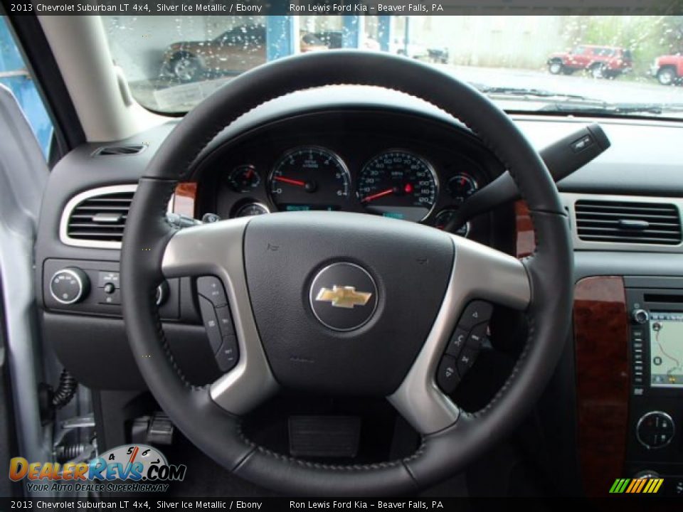 2013 Chevrolet Suburban LT 4x4 Silver Ice Metallic / Ebony Photo #17