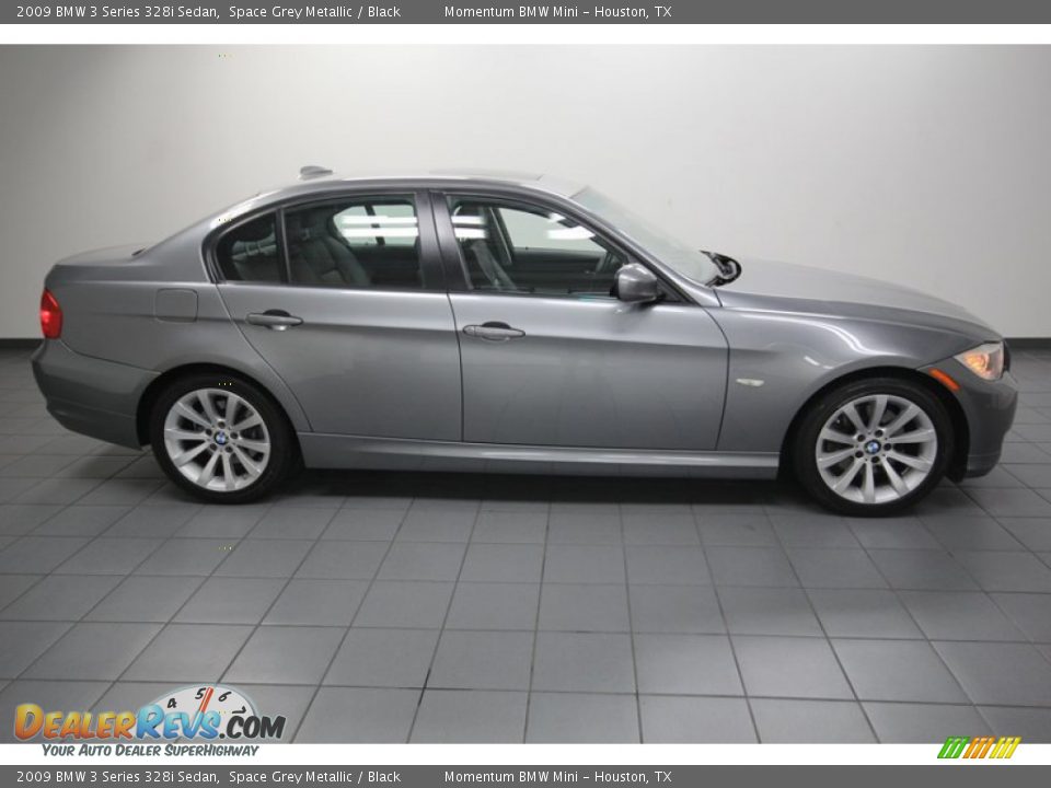 2009 BMW 3 Series 328i Sedan Space Grey Metallic / Black Photo #7