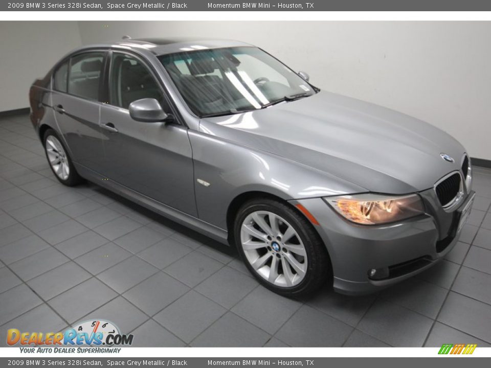 2009 BMW 3 Series 328i Sedan Space Grey Metallic / Black Photo #8