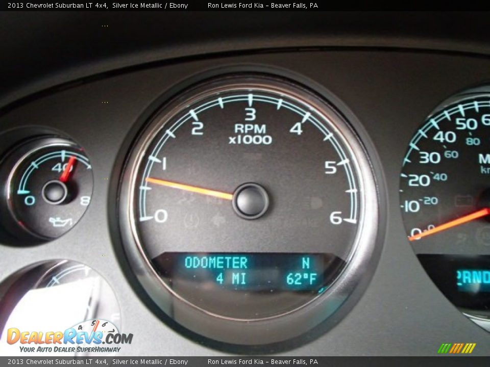 2013 Chevrolet Suburban LT 4x4 Silver Ice Metallic / Ebony Photo #19