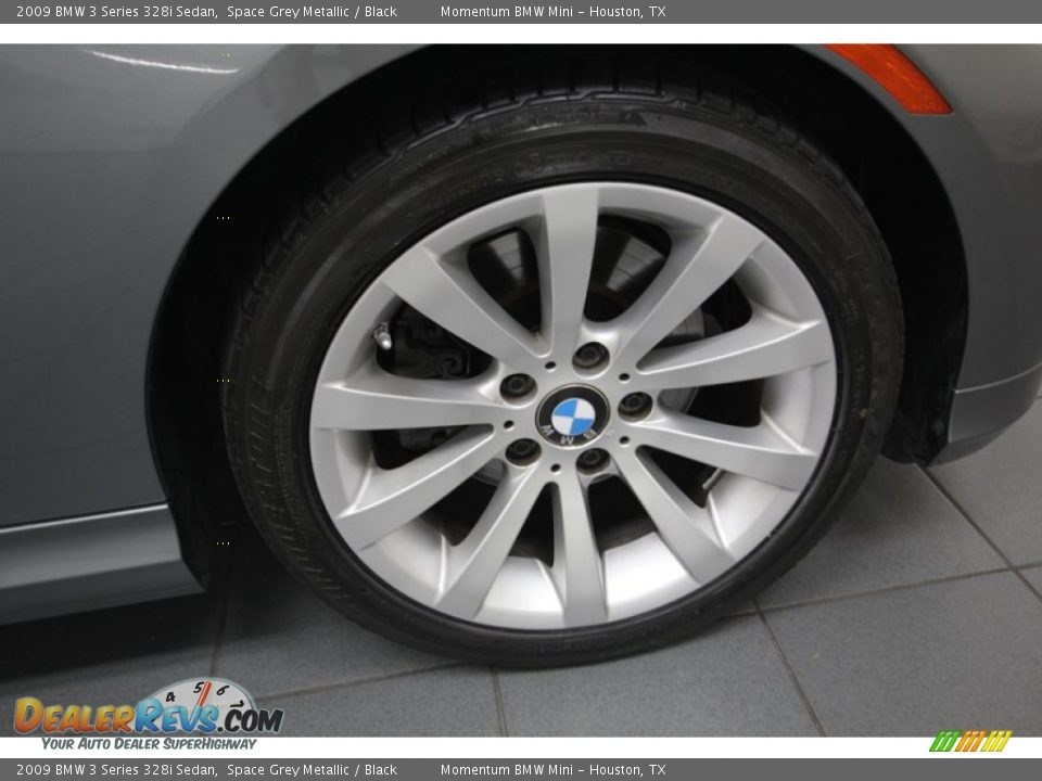 2009 BMW 3 Series 328i Sedan Space Grey Metallic / Black Photo #9