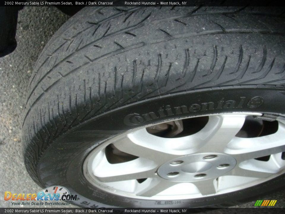 2002 Mercury Sable LS Premium Sedan Black / Dark Charcoal Photo #27