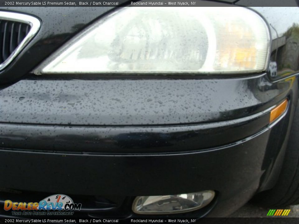 2002 Mercury Sable LS Premium Sedan Black / Dark Charcoal Photo #29