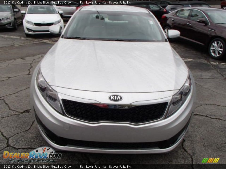2013 Kia Optima LX Bright Silver Metallic / Gray Photo #3