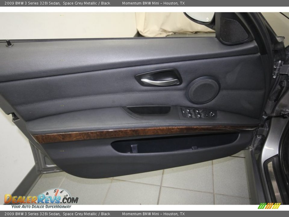 2009 BMW 3 Series 328i Sedan Space Grey Metallic / Black Photo #14