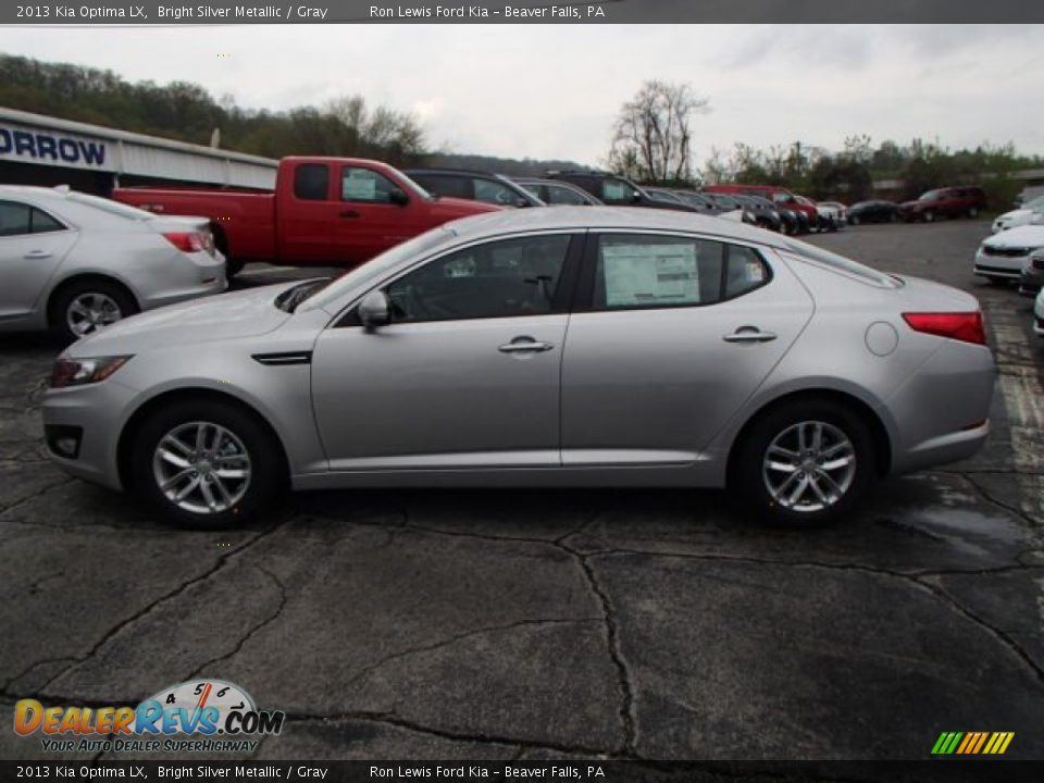 2013 Kia Optima LX Bright Silver Metallic / Gray Photo #5
