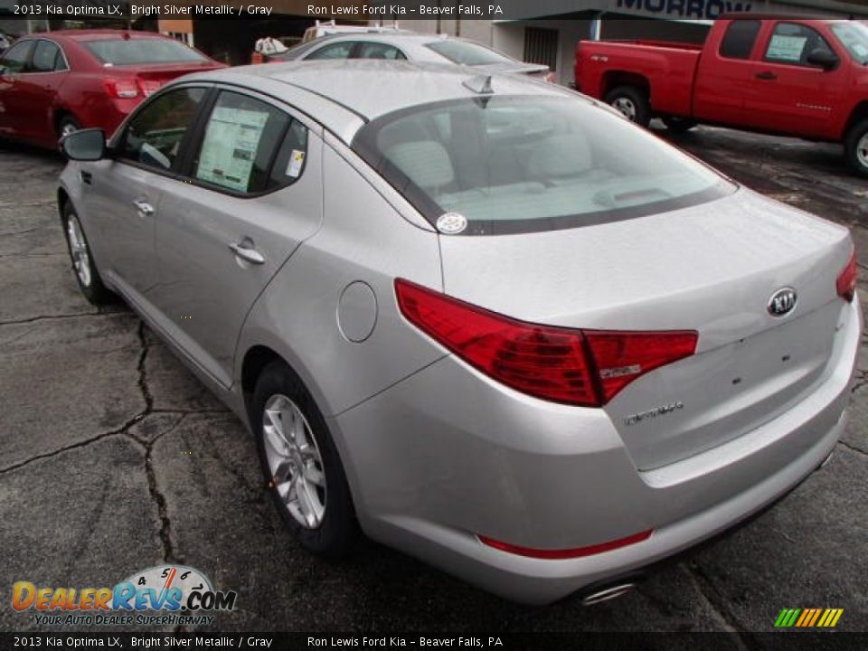 2013 Kia Optima LX Bright Silver Metallic / Gray Photo #6