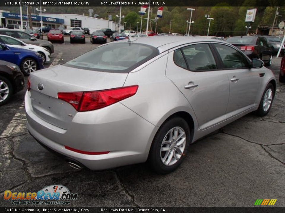 2013 Kia Optima LX Bright Silver Metallic / Gray Photo #8