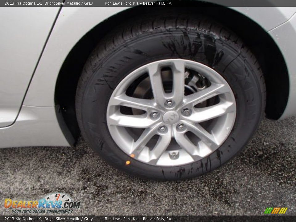 2013 Kia Optima LX Bright Silver Metallic / Gray Photo #9