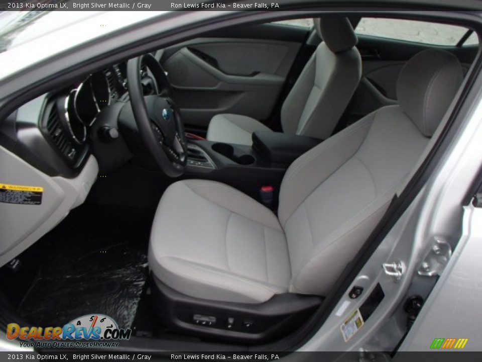 2013 Kia Optima LX Bright Silver Metallic / Gray Photo #11