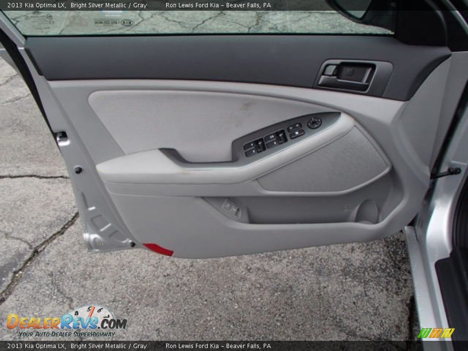 2013 Kia Optima LX Bright Silver Metallic / Gray Photo #12