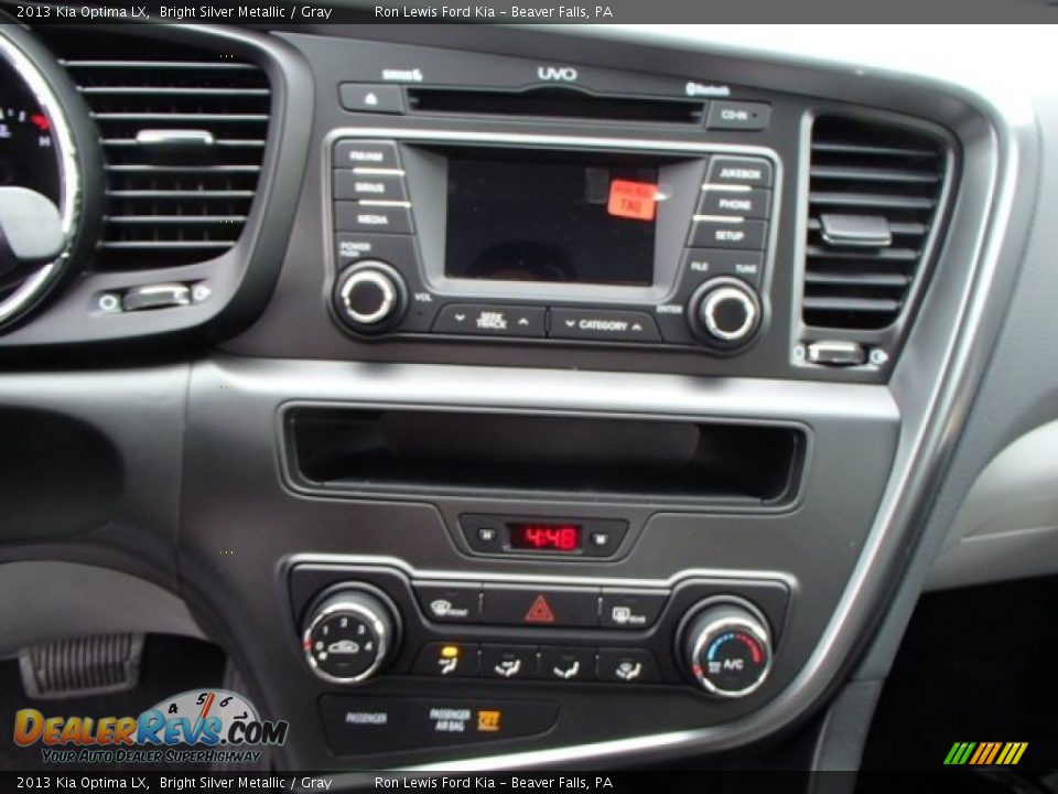 2013 Kia Optima LX Bright Silver Metallic / Gray Photo #16