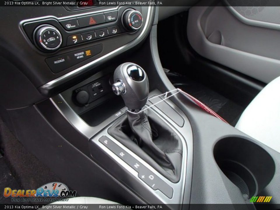 2013 Kia Optima LX Bright Silver Metallic / Gray Photo #17