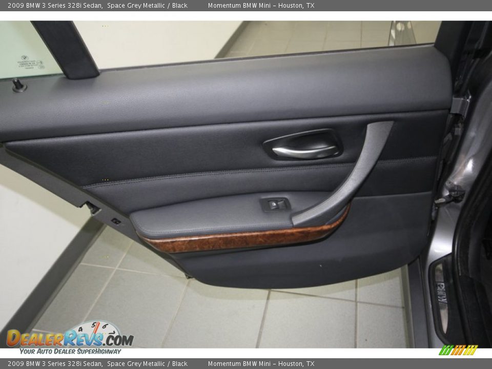 2009 BMW 3 Series 328i Sedan Space Grey Metallic / Black Photo #26