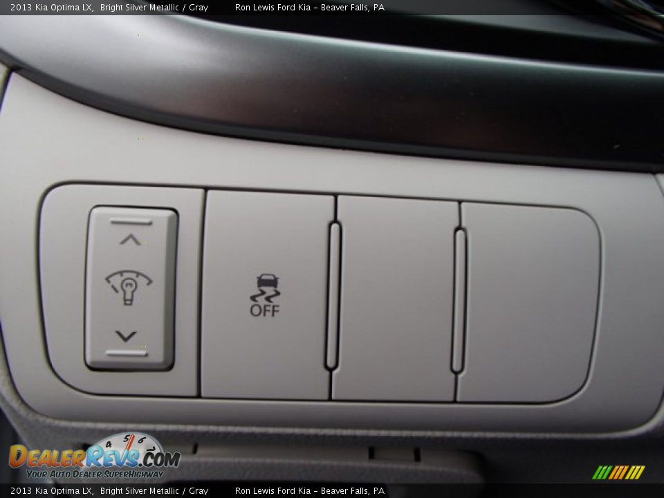 2013 Kia Optima LX Bright Silver Metallic / Gray Photo #19