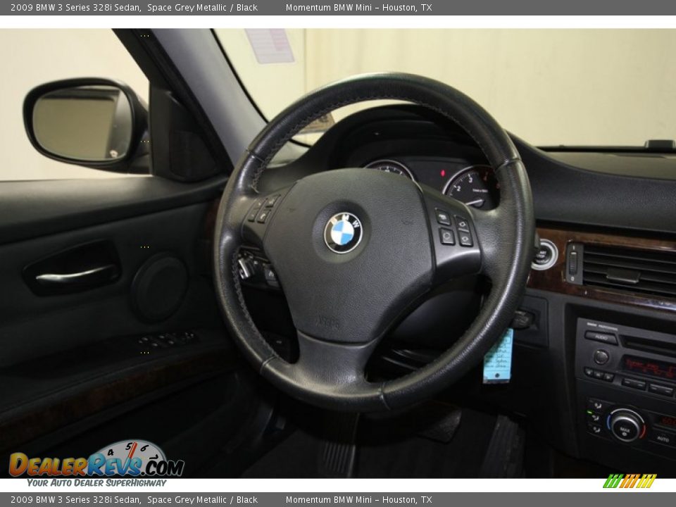 2009 BMW 3 Series 328i Sedan Space Grey Metallic / Black Photo #27