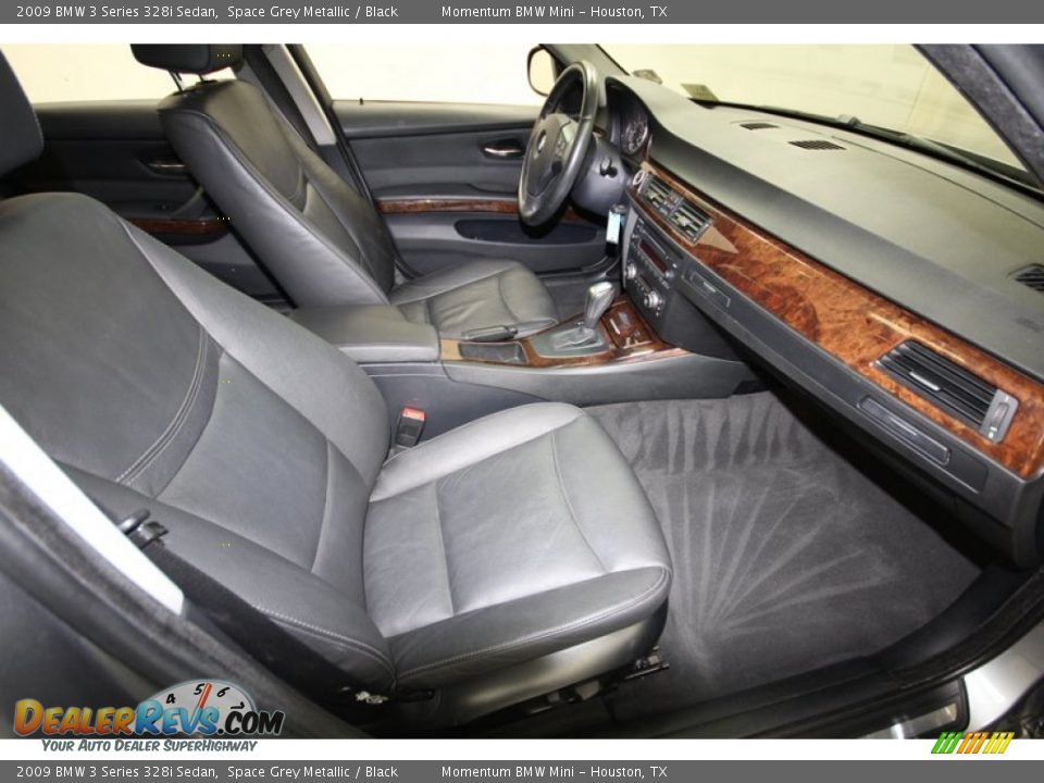 2009 BMW 3 Series 328i Sedan Space Grey Metallic / Black Photo #34