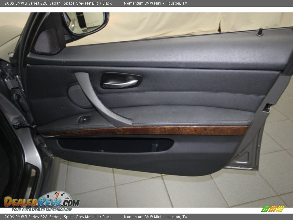 2009 BMW 3 Series 328i Sedan Space Grey Metallic / Black Photo #36