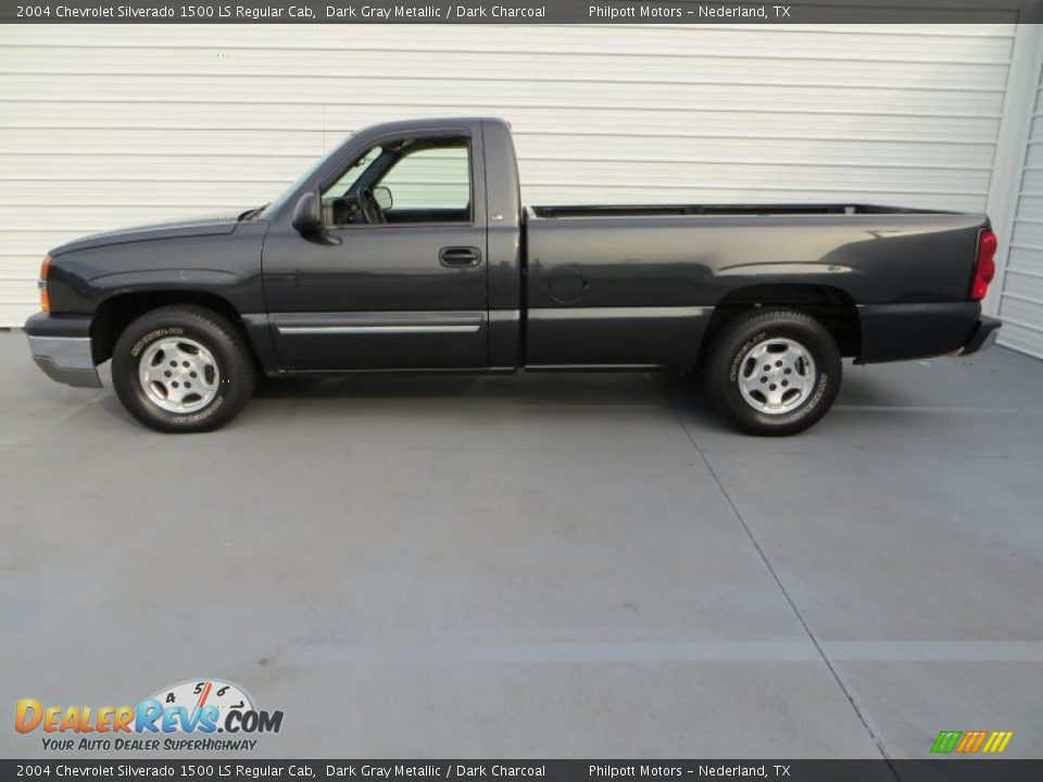 2004 Chevrolet Silverado 1500 LS Regular Cab Dark Gray Metallic / Dark Charcoal Photo #6