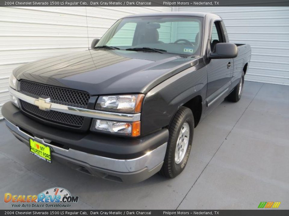 2004 Chevrolet Silverado 1500 LS Regular Cab Dark Gray Metallic / Dark Charcoal Photo #7