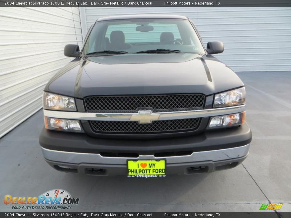 2004 Chevrolet Silverado 1500 LS Regular Cab Dark Gray Metallic / Dark Charcoal Photo #8