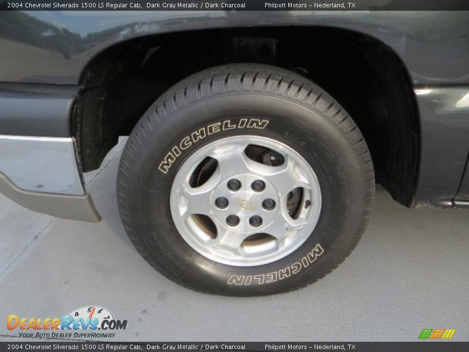 2004 Chevrolet Silverado 1500 LS Regular Cab Dark Gray Metallic / Dark Charcoal Photo #11