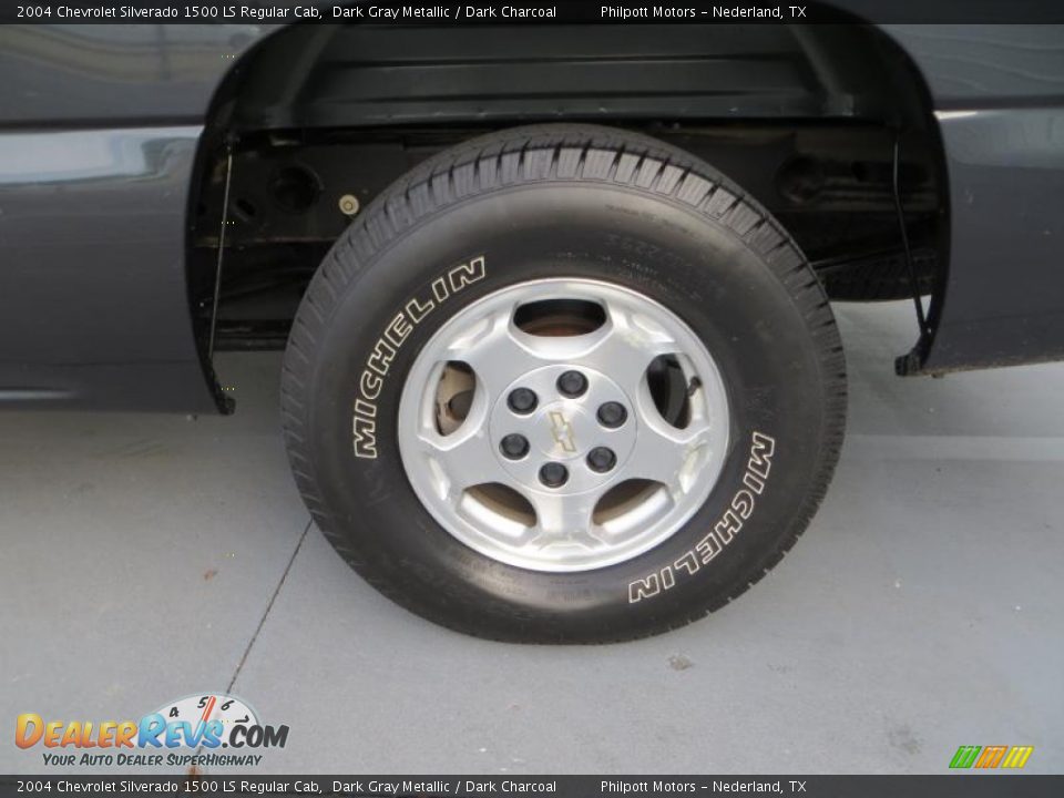 2004 Chevrolet Silverado 1500 LS Regular Cab Dark Gray Metallic / Dark Charcoal Photo #12