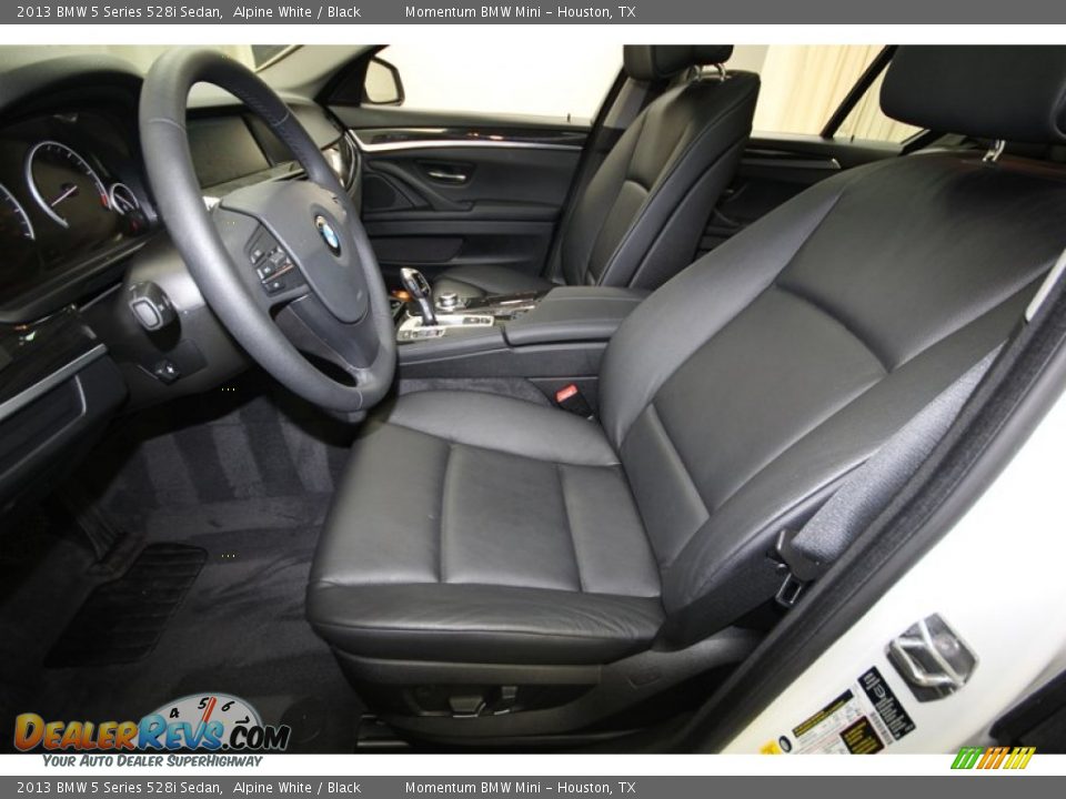 2013 BMW 5 Series 528i Sedan Alpine White / Black Photo #3