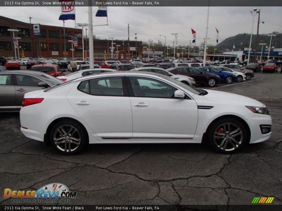 2013 Kia Optima SX Snow White Pearl / Black Photo #1