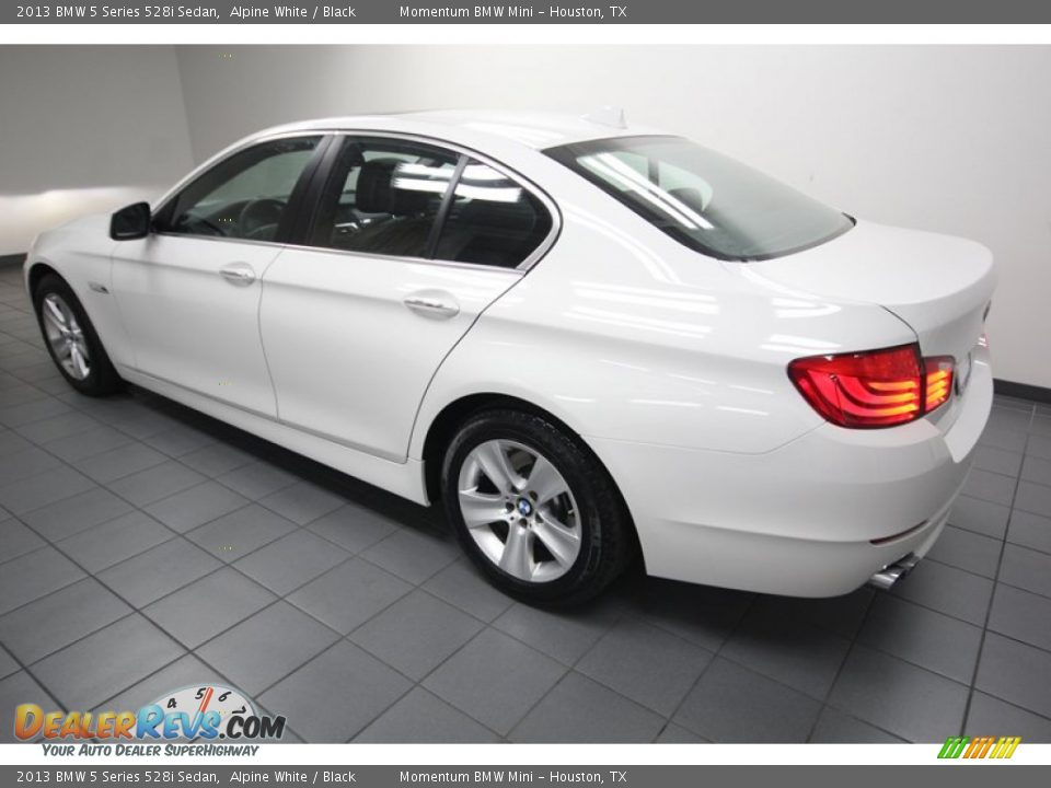 2013 BMW 5 Series 528i Sedan Alpine White / Black Photo #5