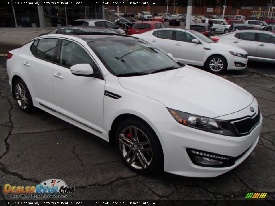 2013 Kia Optima SX Snow White Pearl / Black Photo #2