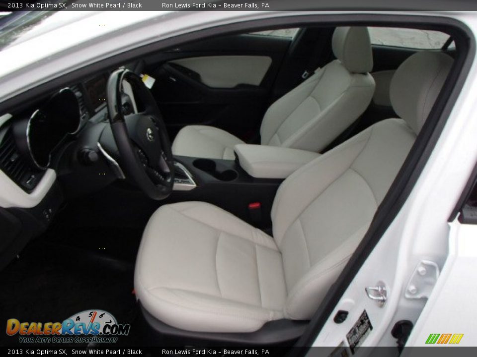 2013 Kia Optima SX Snow White Pearl / Black Photo #11