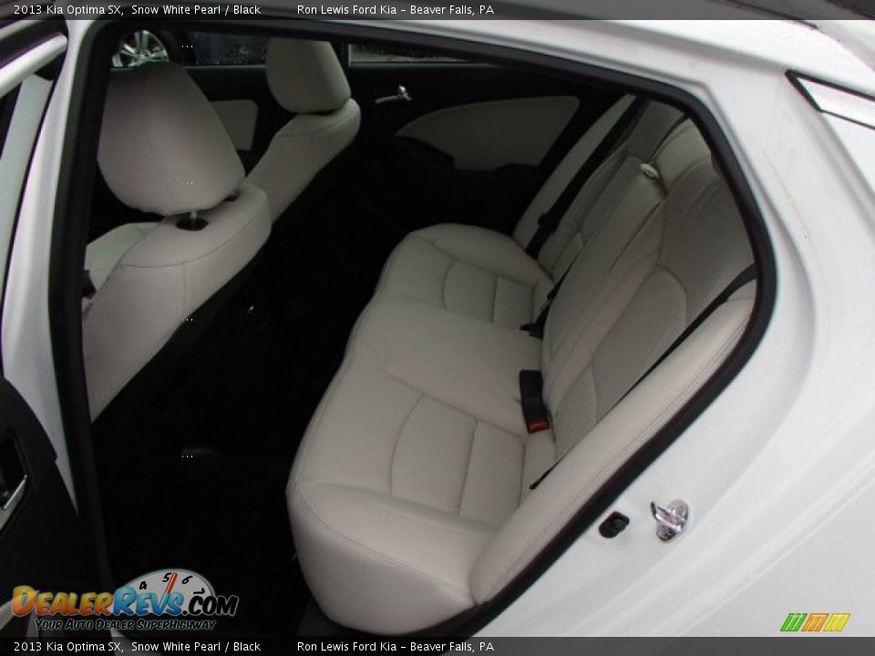 2013 Kia Optima SX Snow White Pearl / Black Photo #13