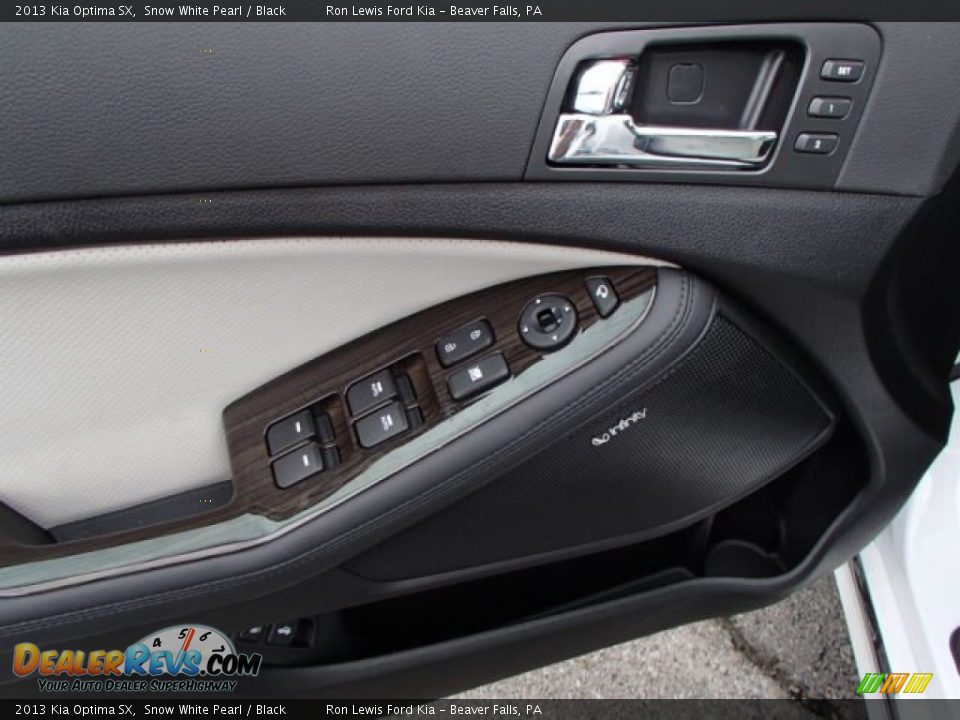 2013 Kia Optima SX Snow White Pearl / Black Photo #14