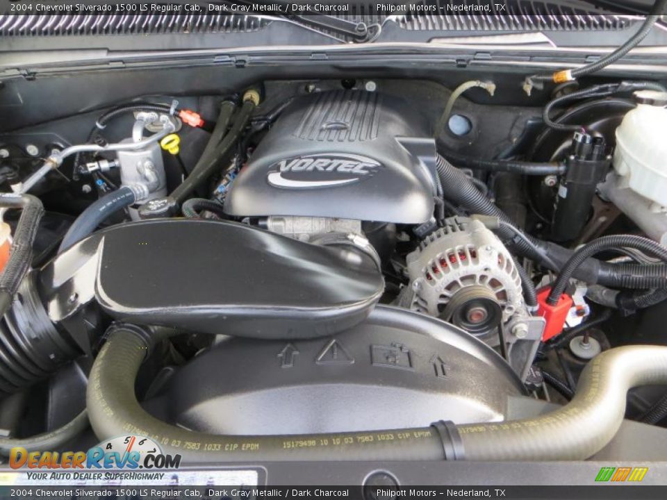 2004 Chevrolet Silverado 1500 LS Regular Cab Dark Gray Metallic / Dark Charcoal Photo #30