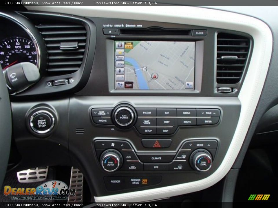 2013 Kia Optima SX Snow White Pearl / Black Photo #17
