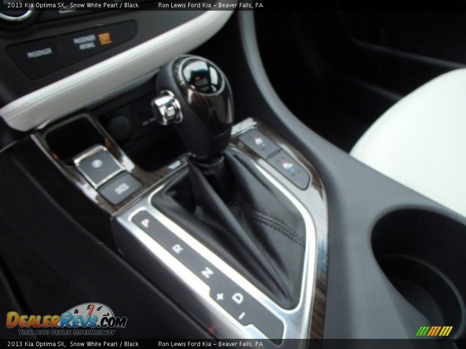 2013 Kia Optima SX Snow White Pearl / Black Photo #18