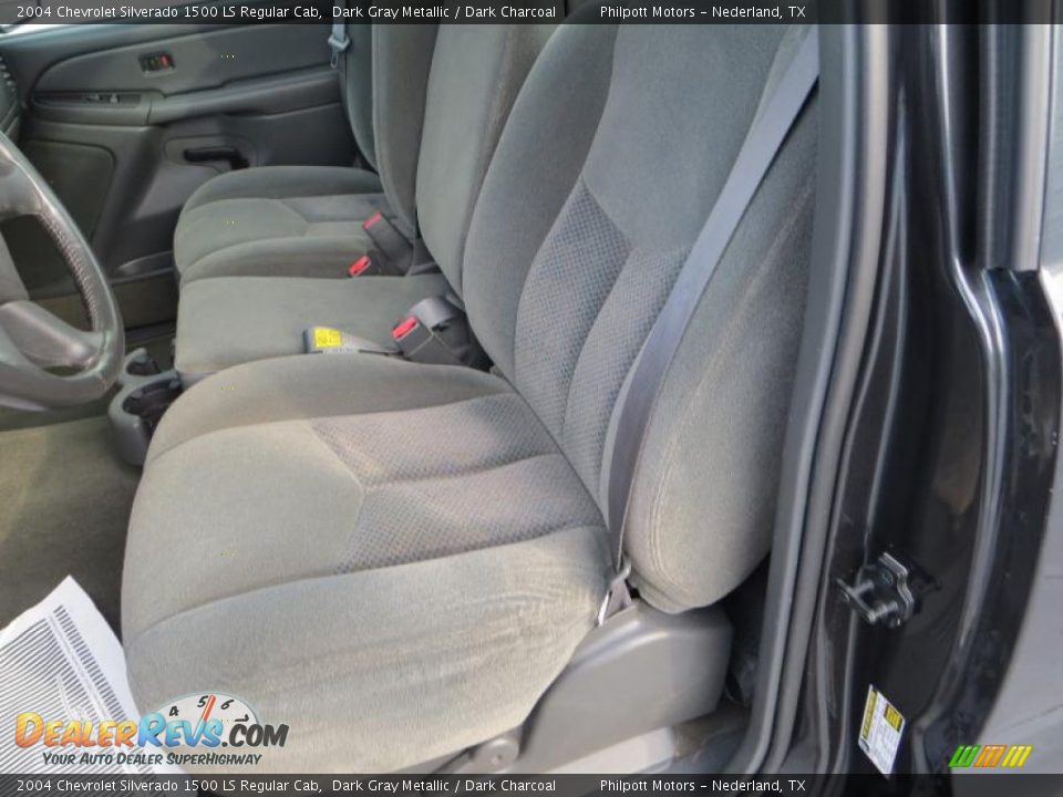2004 Chevrolet Silverado 1500 LS Regular Cab Dark Gray Metallic / Dark Charcoal Photo #36