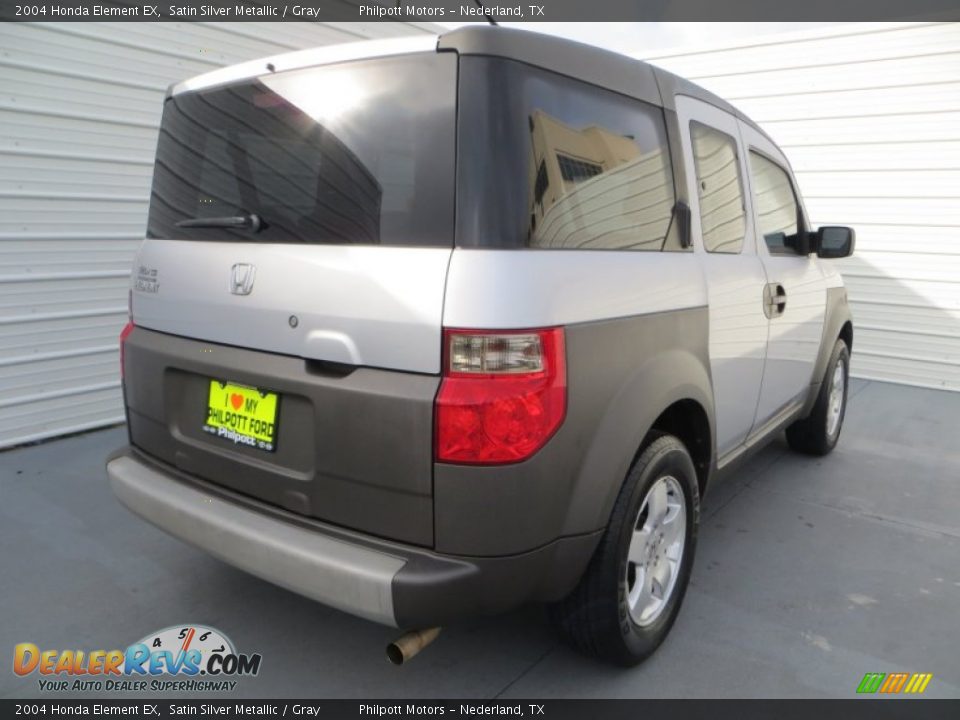 2004 Honda Element EX Satin Silver Metallic / Gray Photo #4