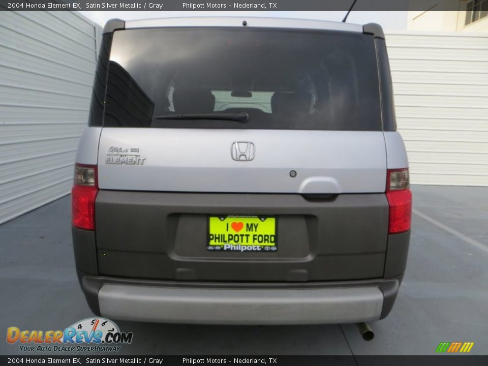 2004 Honda Element EX Satin Silver Metallic / Gray Photo #5
