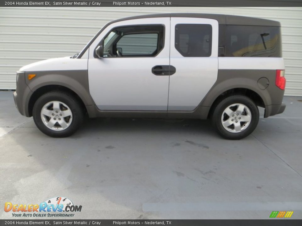 2004 Honda Element EX Satin Silver Metallic / Gray Photo #6
