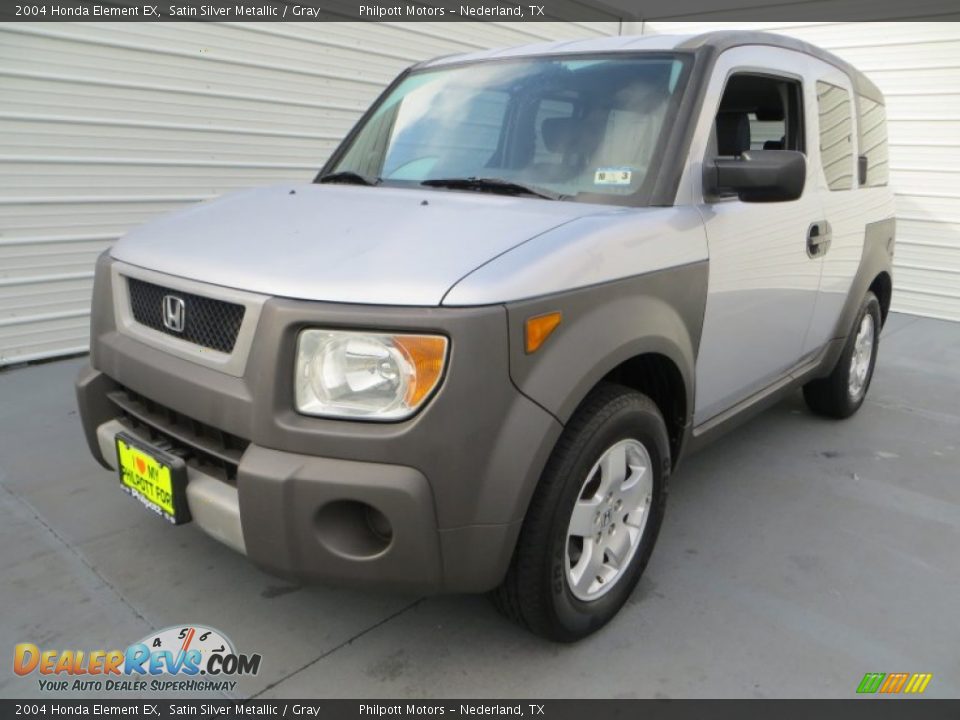 2004 Honda Element EX Satin Silver Metallic / Gray Photo #7