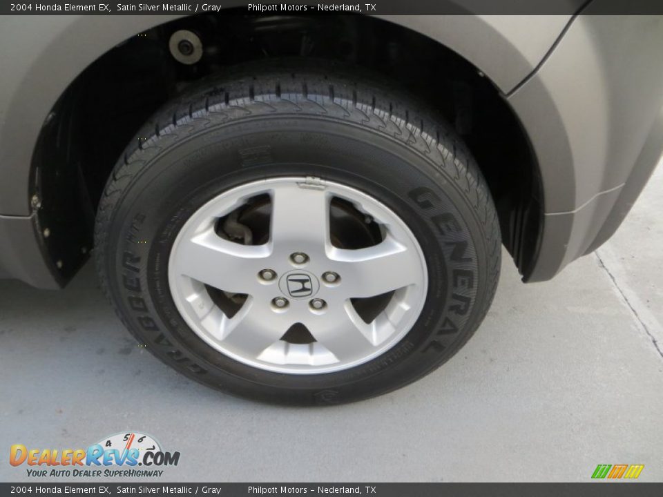 2004 Honda Element EX Satin Silver Metallic / Gray Photo #14