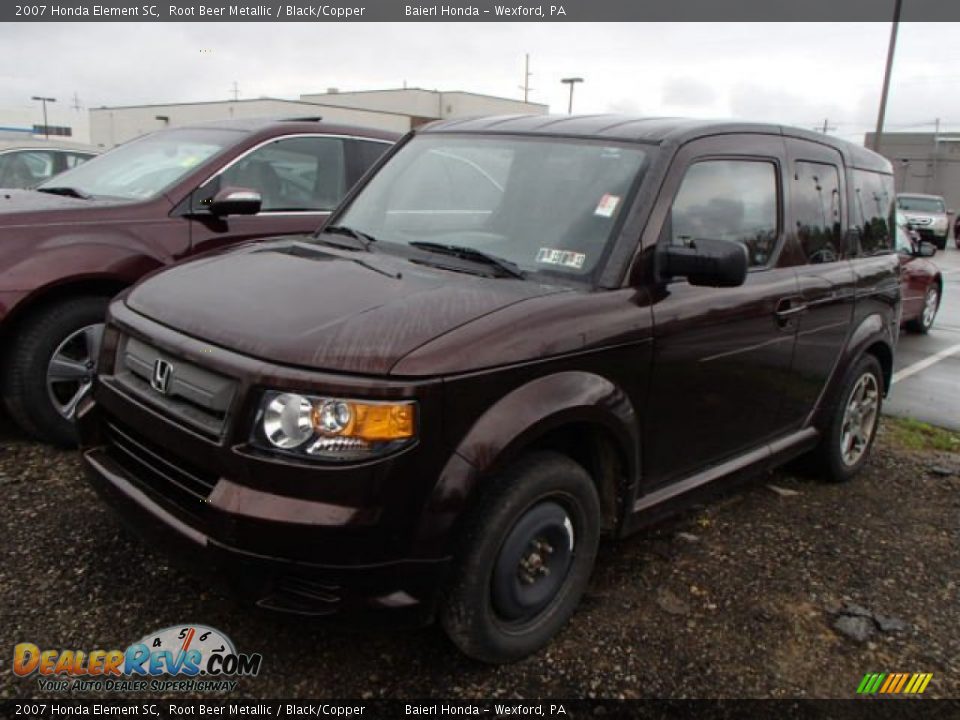 2007 Honda Element SC Root Beer Metallic / Black/Copper Photo #3