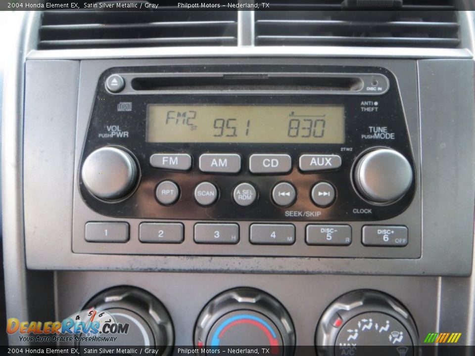 2004 Honda Element EX Satin Silver Metallic / Gray Photo #33