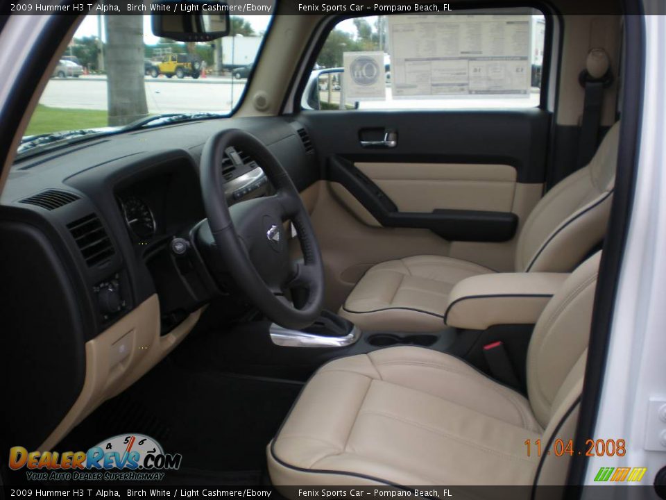 2009 Hummer H3 T Alpha Birch White / Light Cashmere/Ebony Photo #5