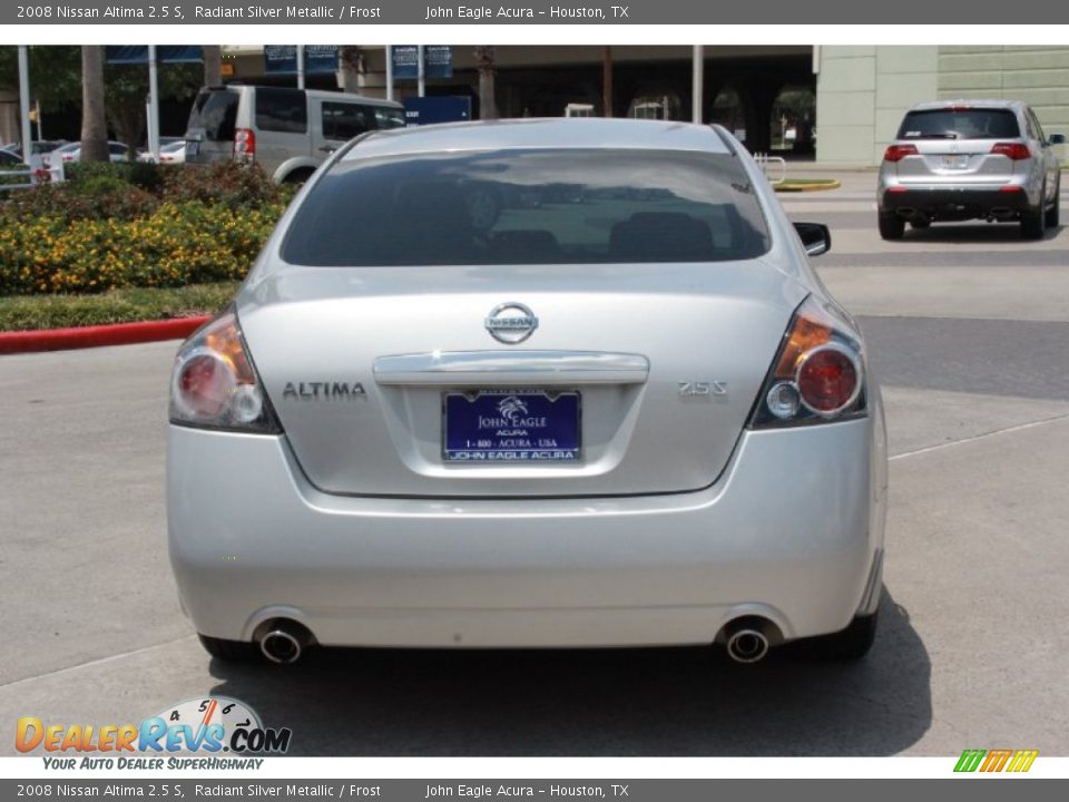 2008 Nissan Altima 2.5 S Radiant Silver Metallic / Frost Photo #4