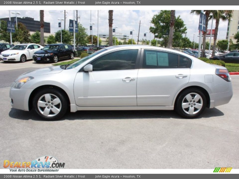 2008 Nissan Altima 2.5 S Radiant Silver Metallic / Frost Photo #5