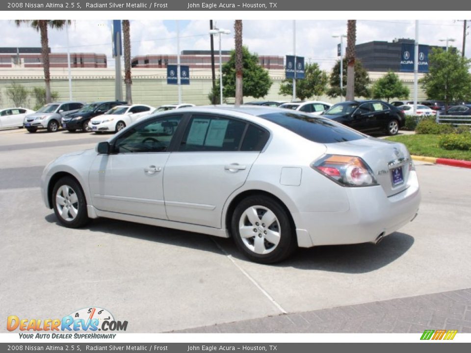 2008 Nissan Altima 2.5 S Radiant Silver Metallic / Frost Photo #7